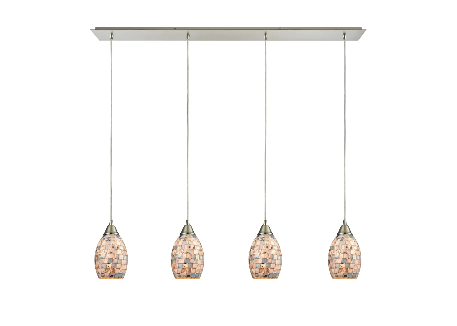 Capri 46" Wide 4-Light Mini Pendant