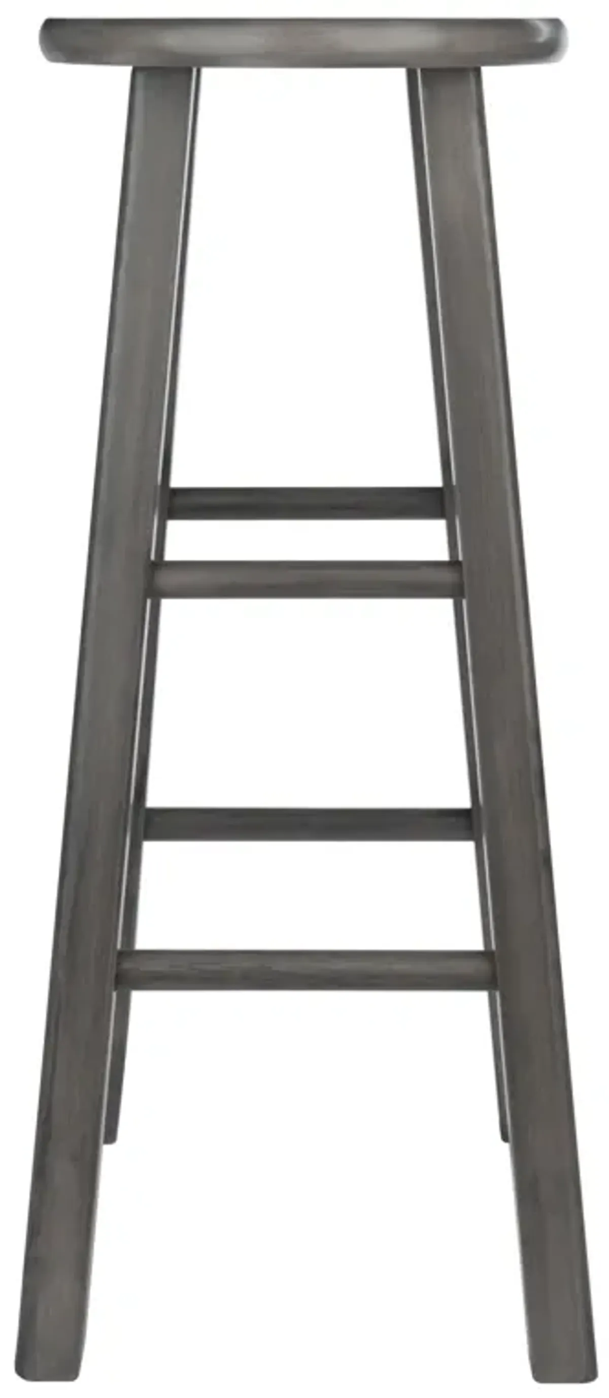 Winsome Ivy Bar Stool, 29", Rustic Gray Finish