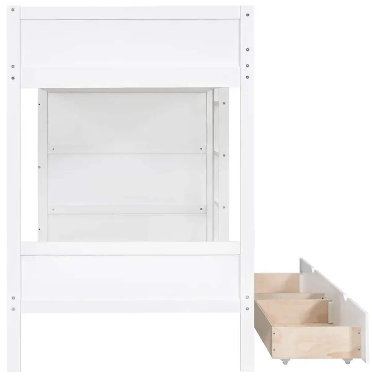 Merax Storage Bunk Bed With 2 Drawers