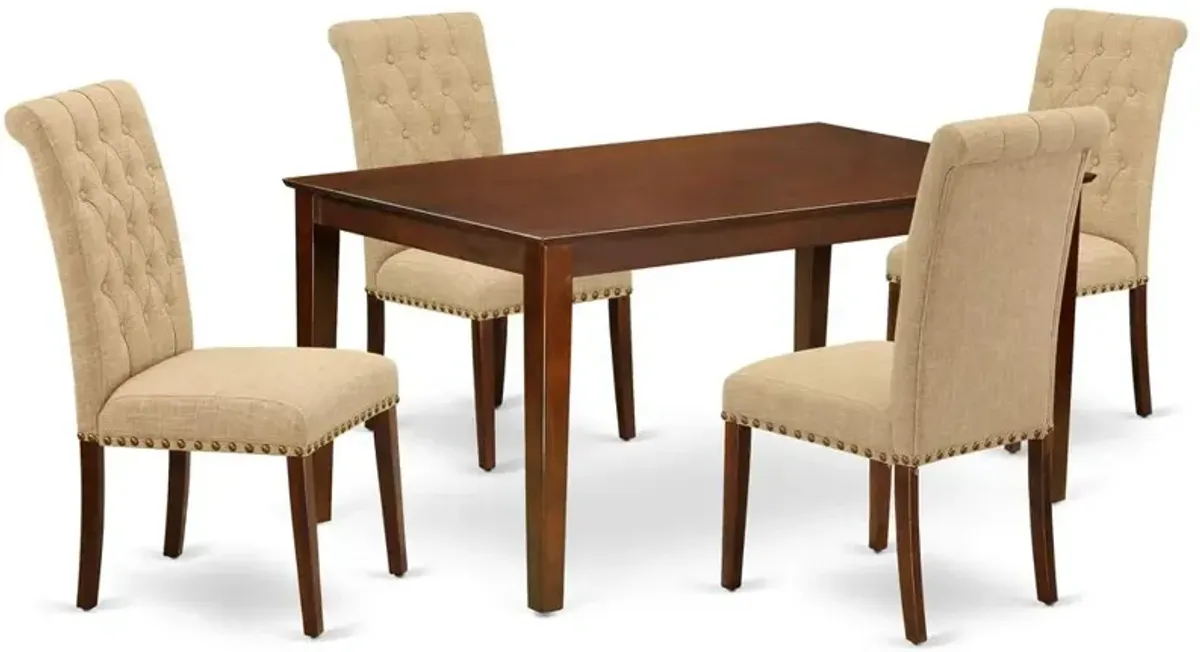 Dining Room Set Mahogany, CABR5-MAH-04