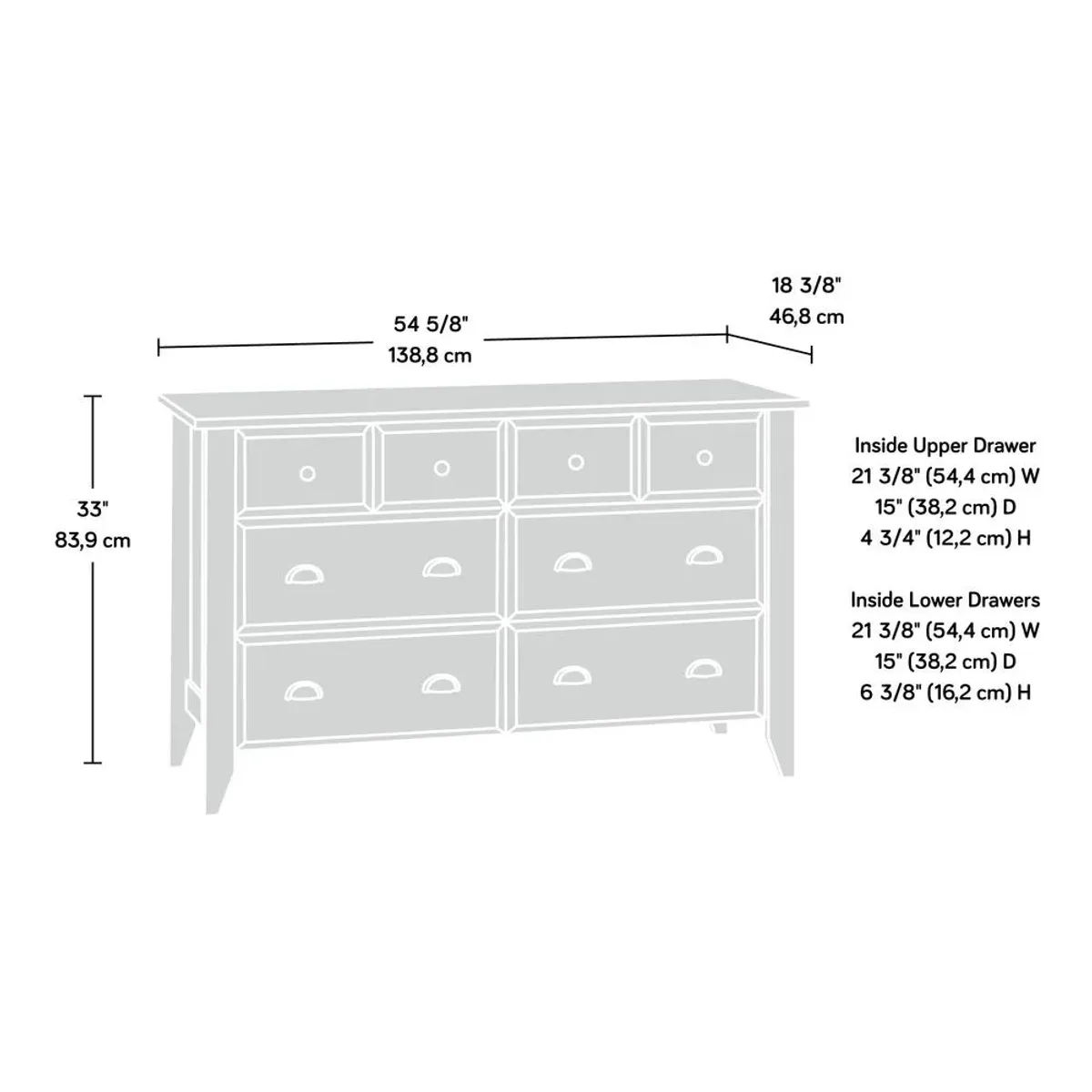 Sauder Shoal Creek Dresser