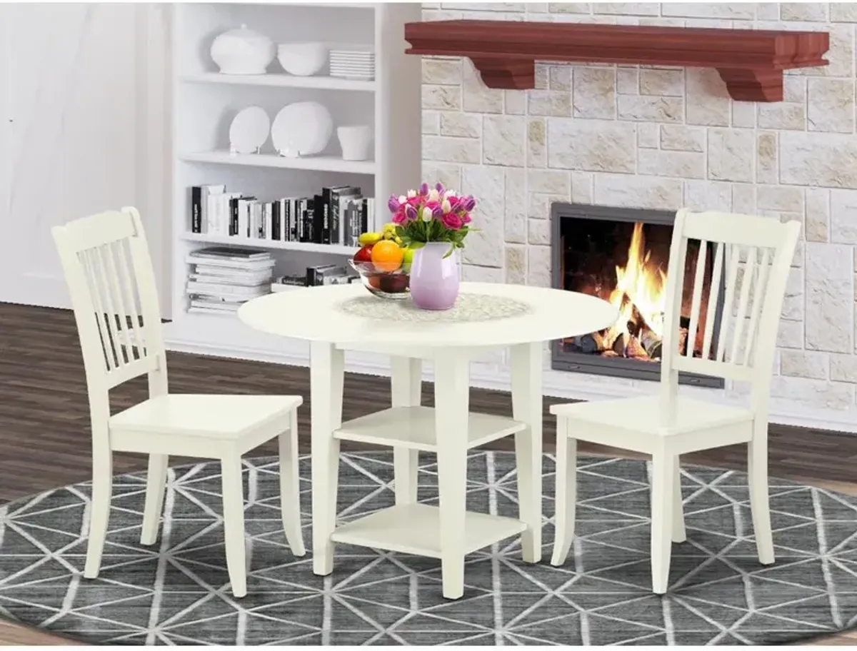 Dining Room Set Linen White