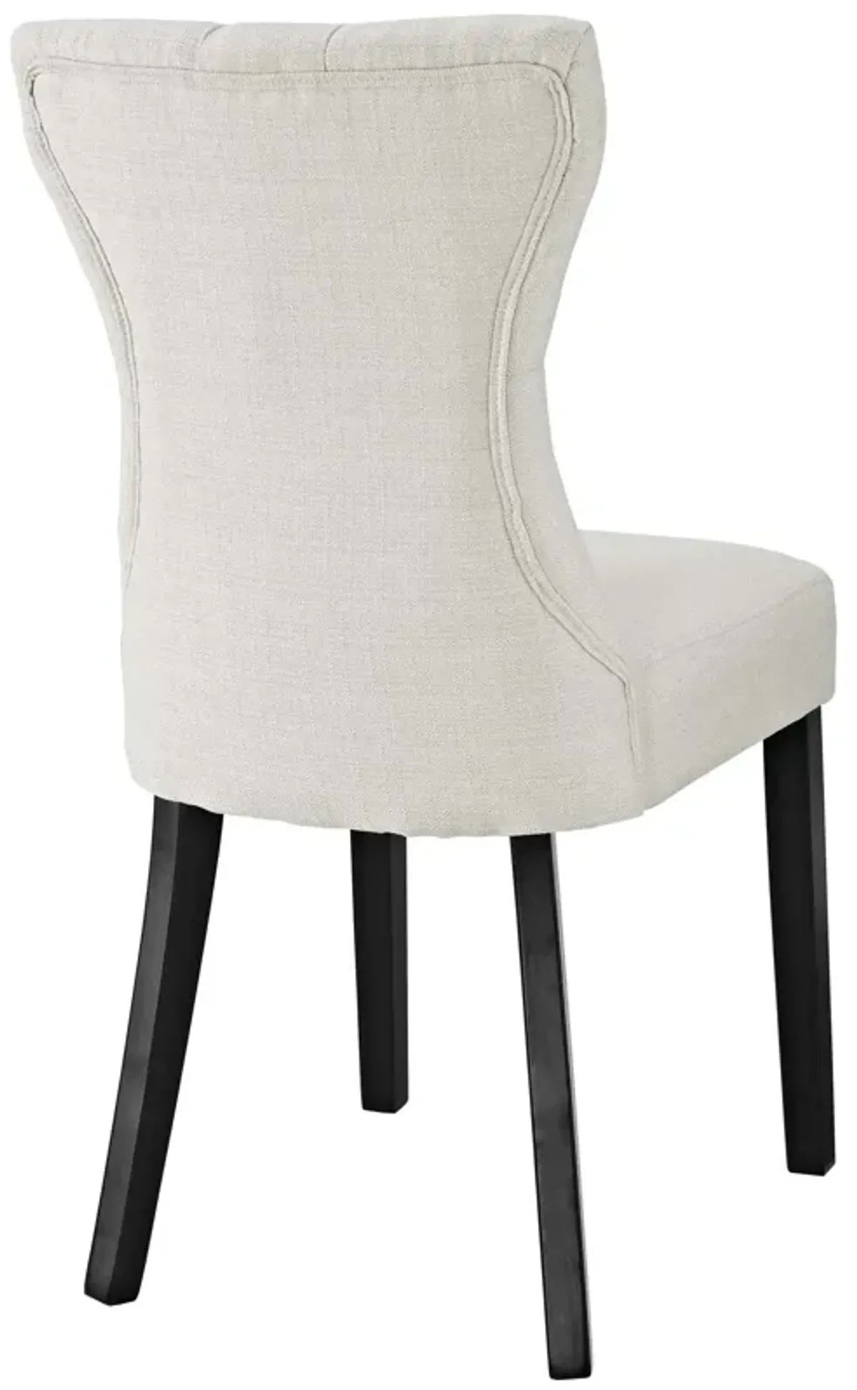 Silhouette Dining Side Chairs Upholstered Fabric Set of 2