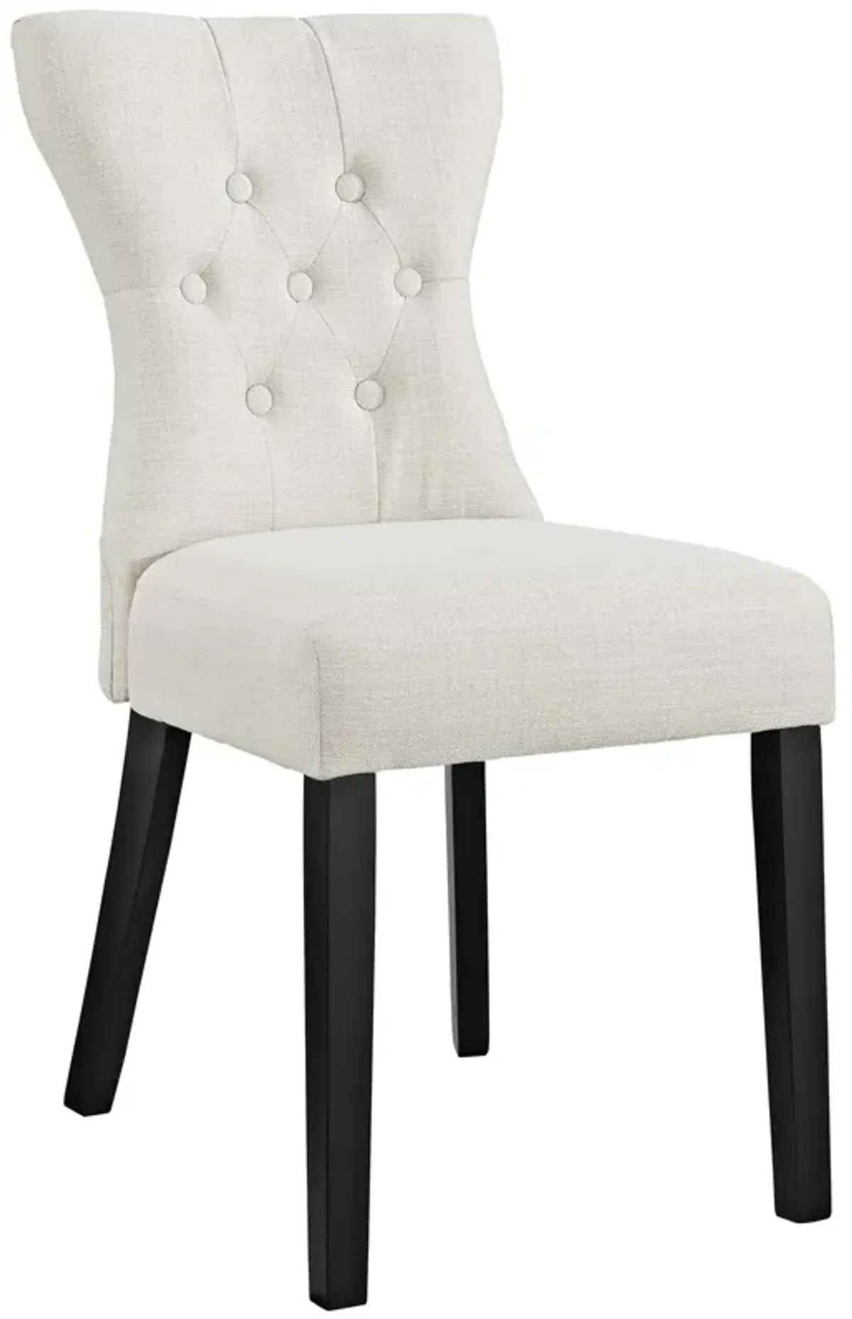 Silhouette Dining Side Chairs Upholstered Fabric Set of 2