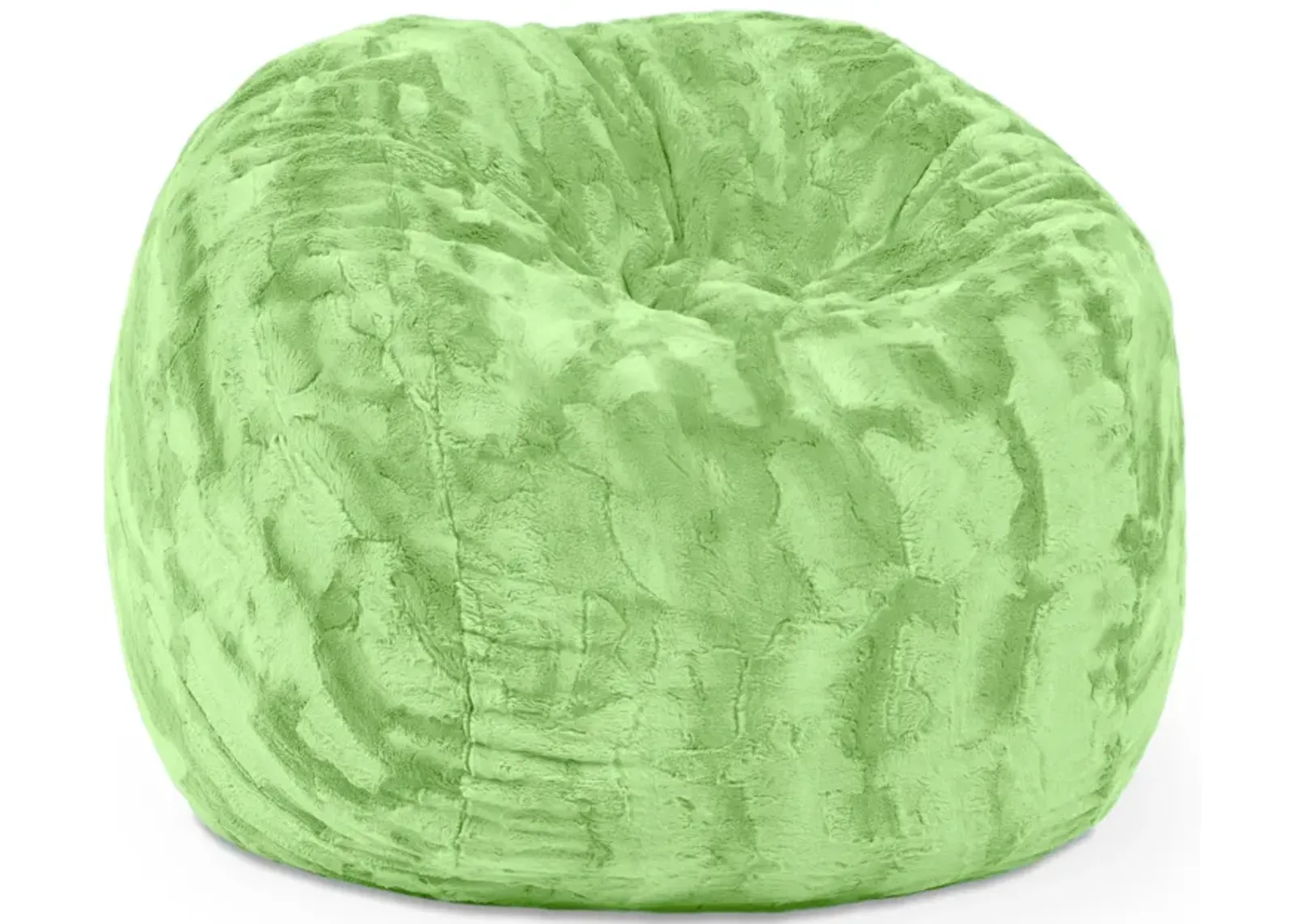 Jaxx Saxx 3 Foot Bean Bag Chair - Faux Fur - Fun Colors