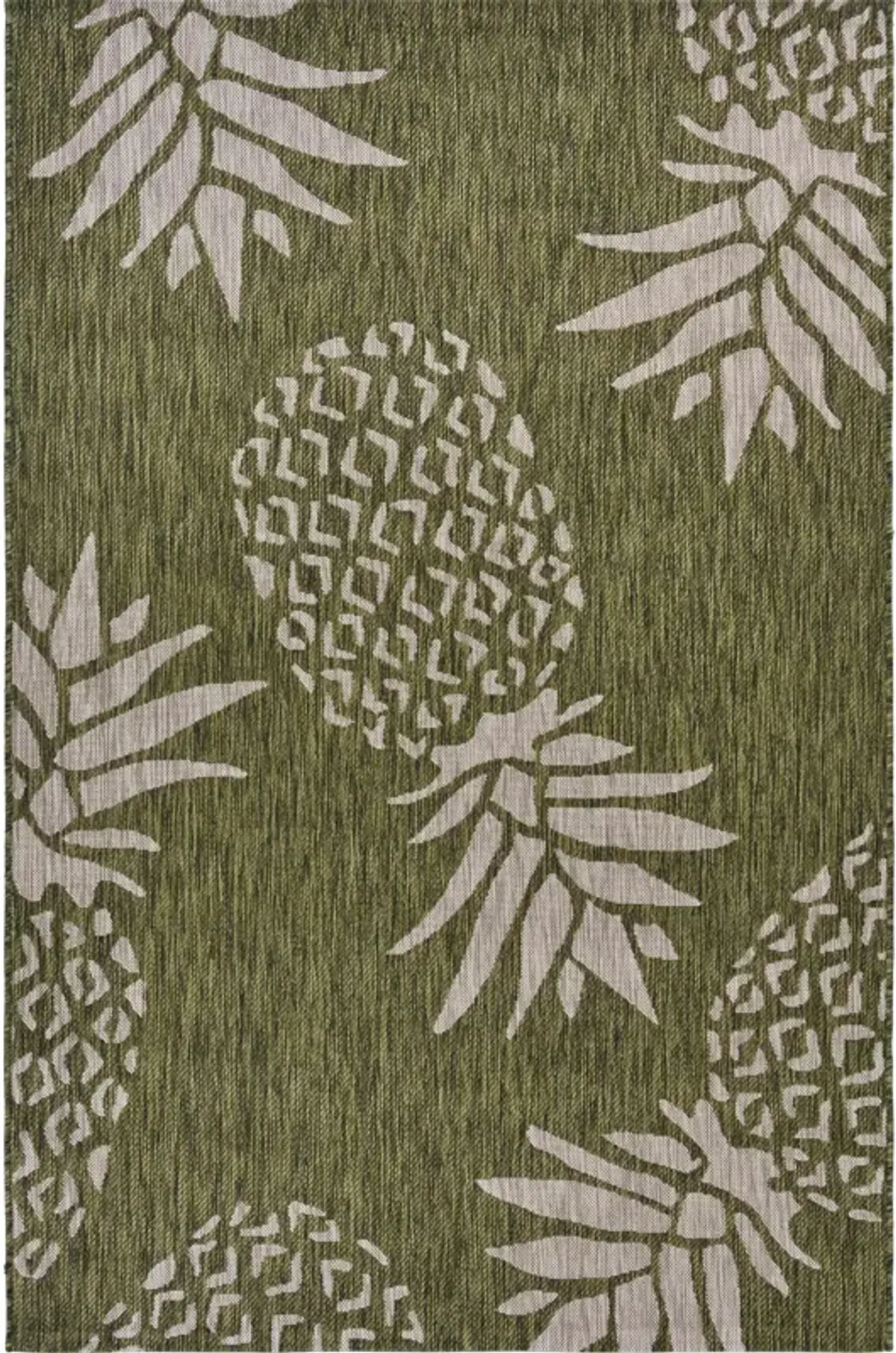 Floral Rectangular Outdoor Area Throw Rug