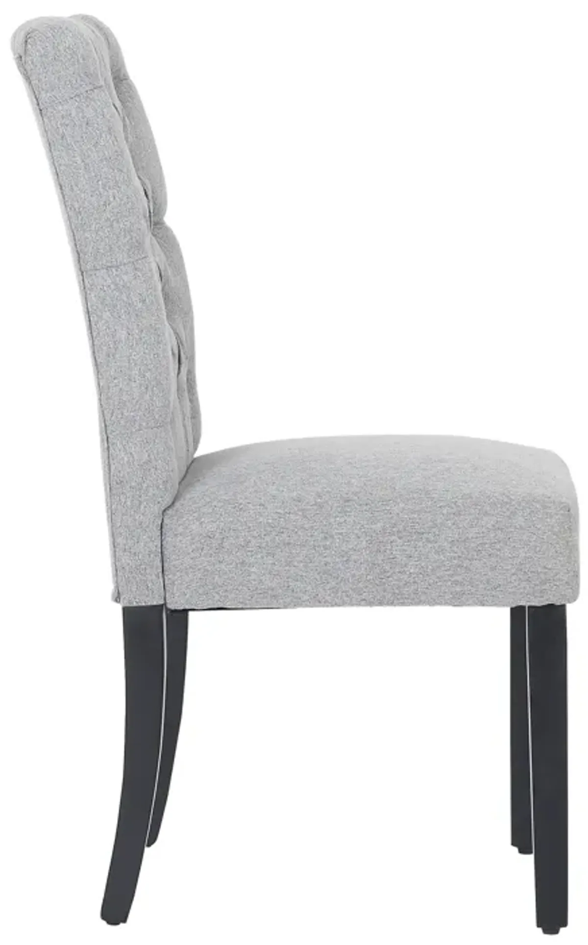 WestinTrends Upholstered Button Tufted Dining Chair