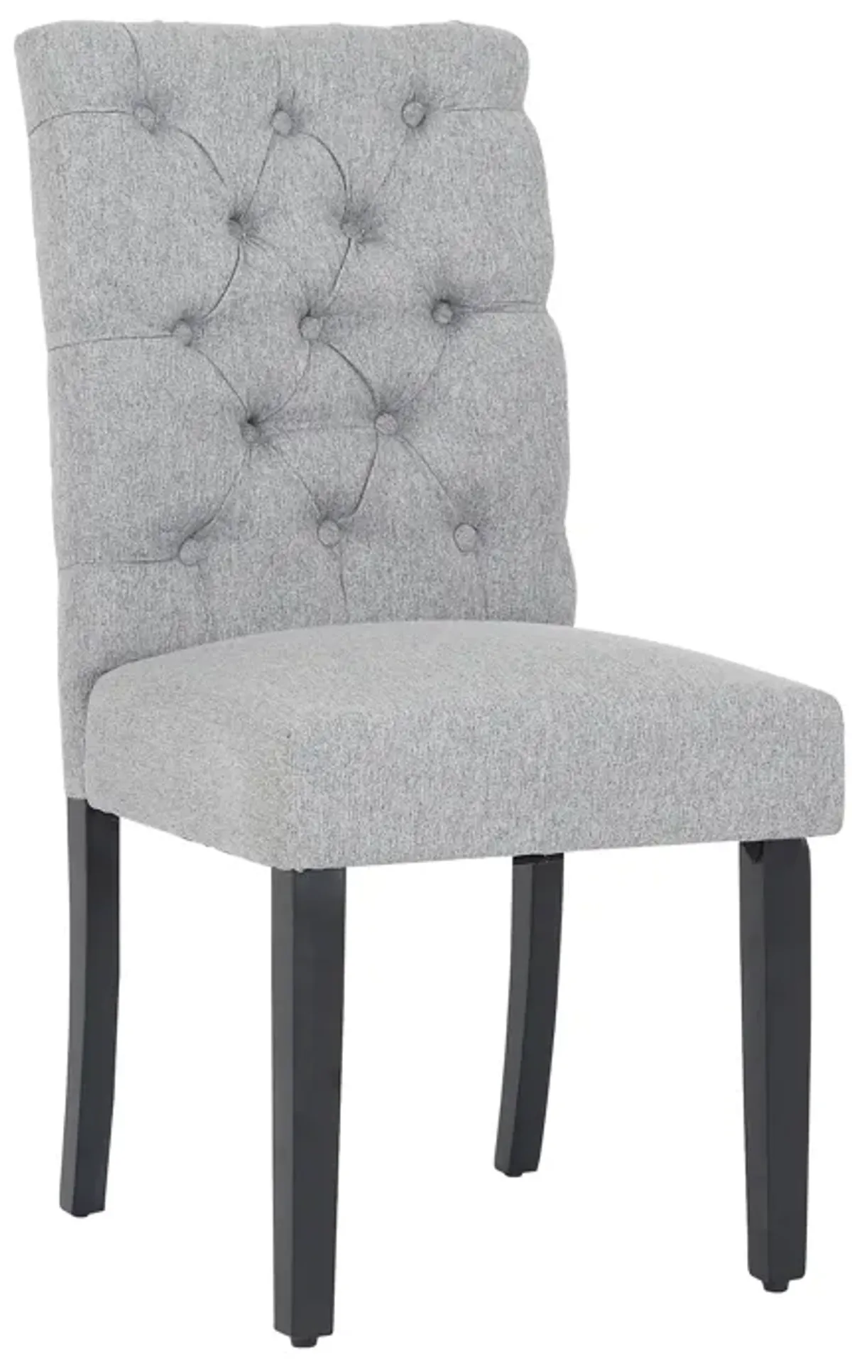 WestinTrends Upholstered Button Tufted Dining Chair