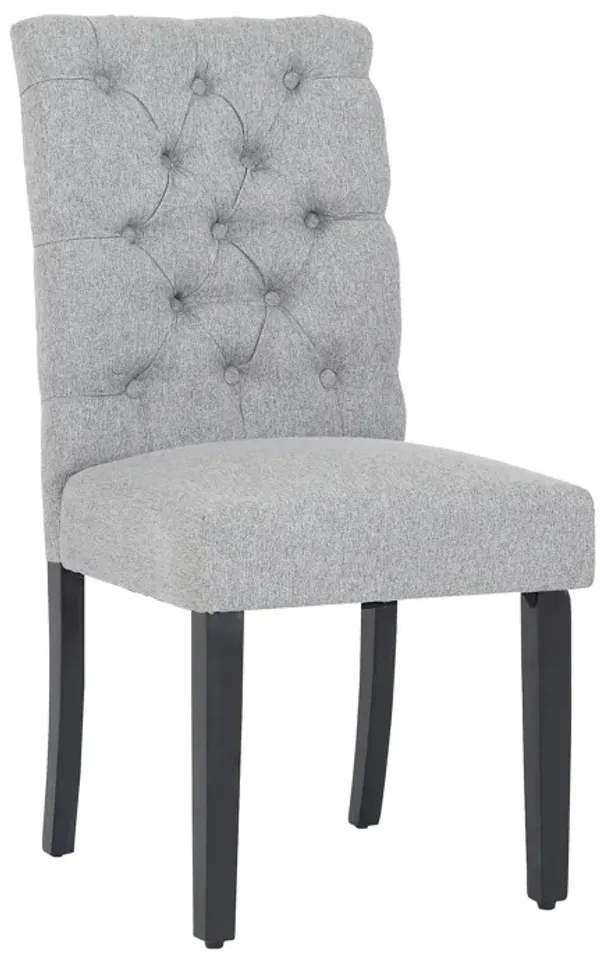 WestinTrends Upholstered Button Tufted Dining Chair