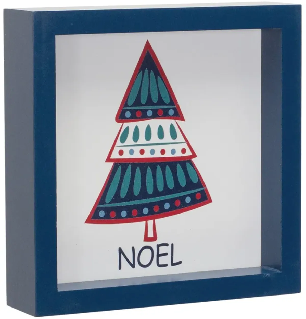 Noel, Jolly and Joy Tree Sign (Set of 6)  MDF