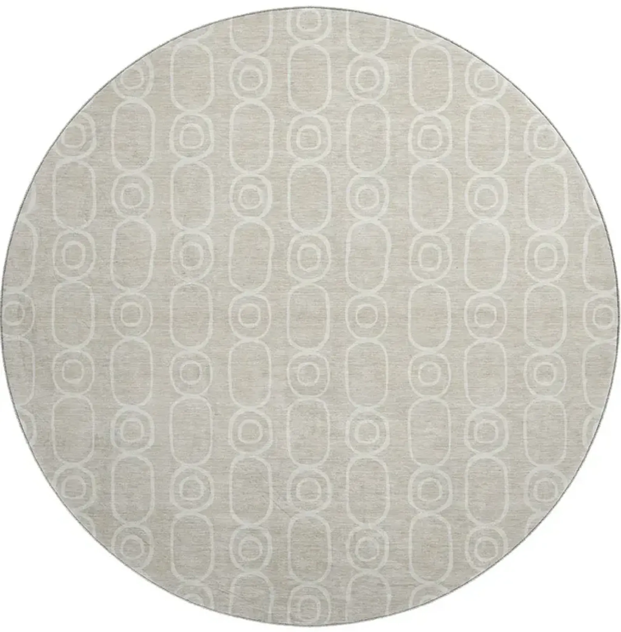 The Reserve TR6 Beige 8' Round Rug | Furniture.com