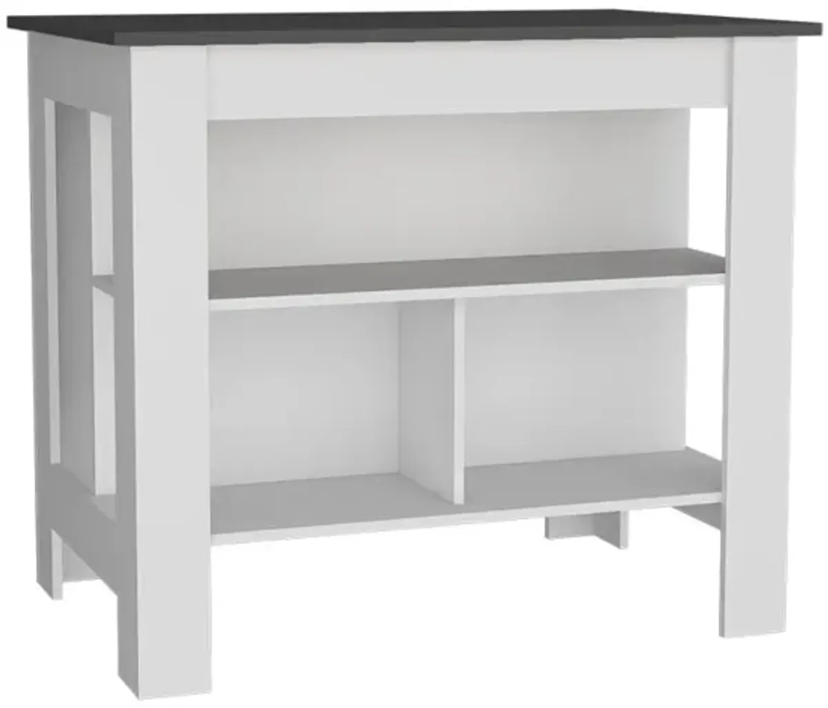 Kitchen Island Ada, Kitchen, Matt Gray / White