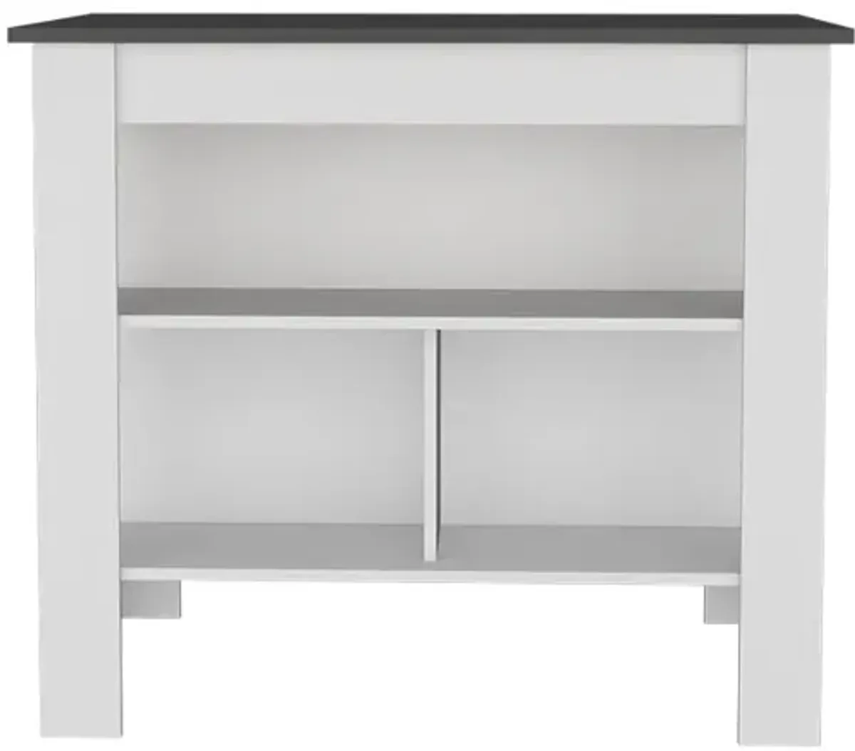 Kitchen Island Ada, Kitchen, Matt Gray / White