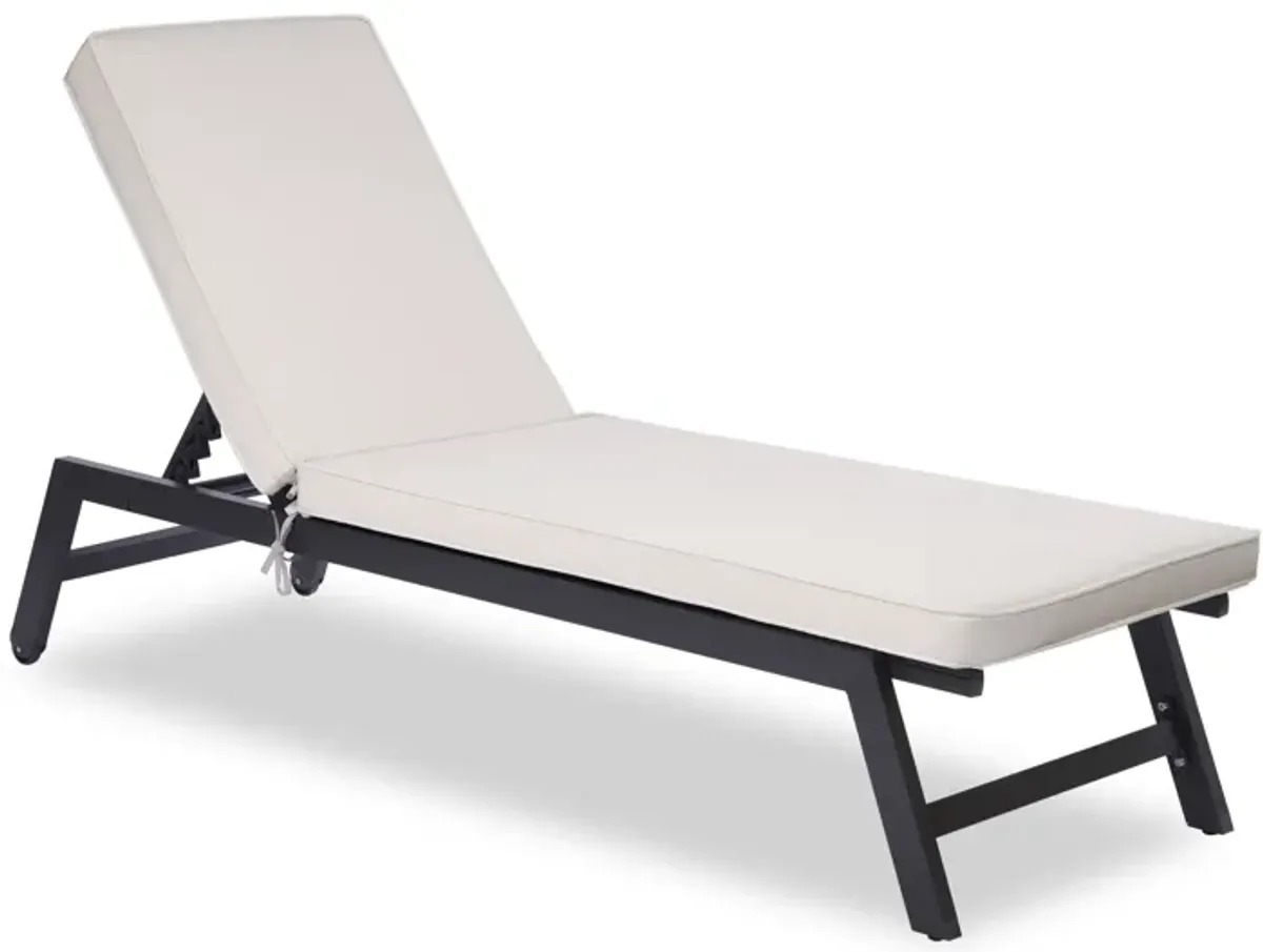 Patio Chaise Lounge Cushion Weather-Resistant Replacement Seat Pad for Outdoor Chairs