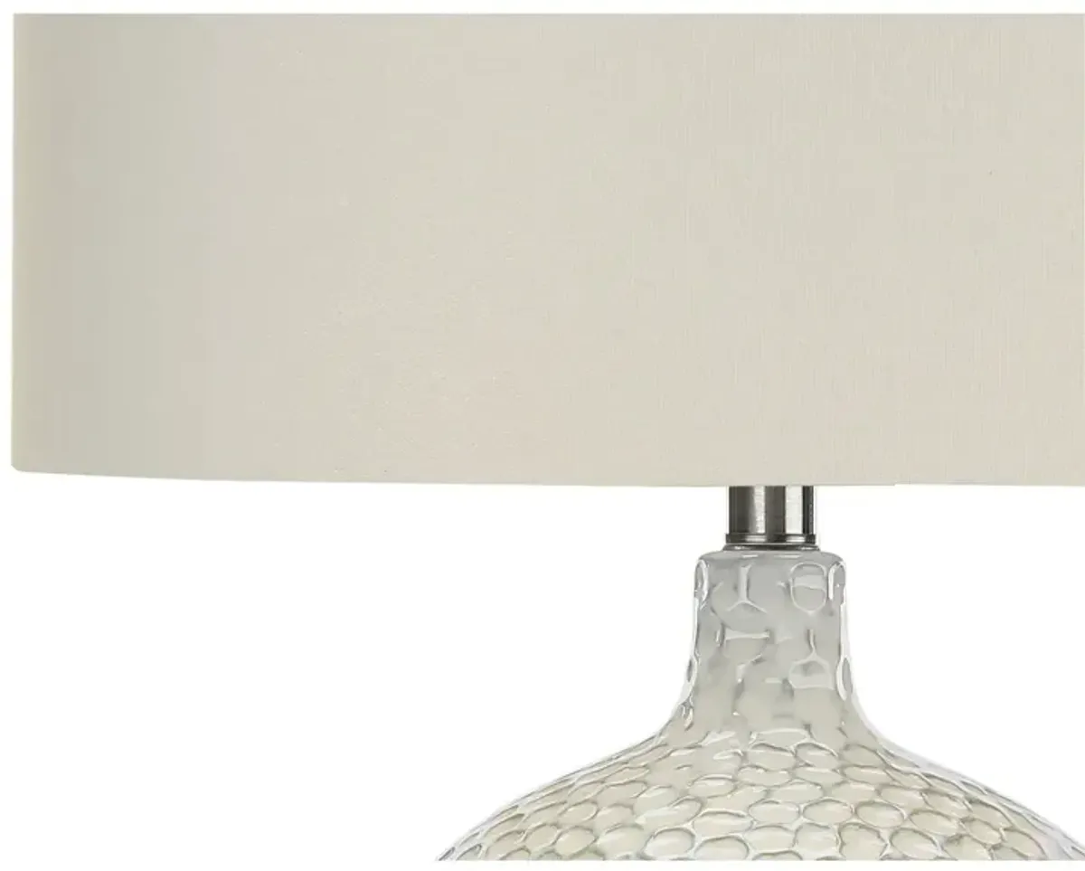 Monarch Specialties I 9607 - Lighting, 28"H, Table Lamp, Cream Ceramic, Ivory / Cream Shade, Contemporary