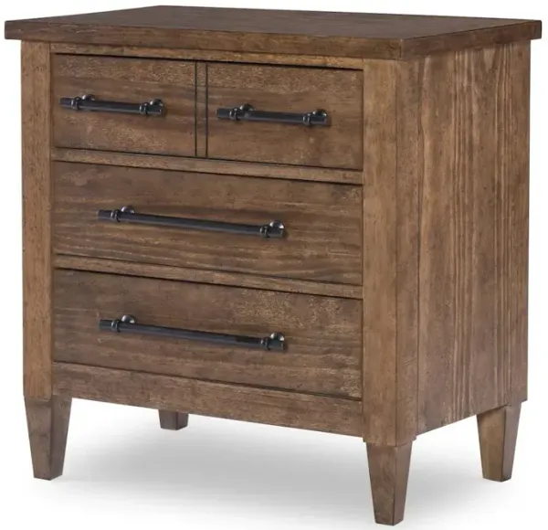 Legacy Classic Artisan's Place Bedside Chest (3 Drawers, Power W/ 2 Outlets, 1 USB + 1 USB-C)
