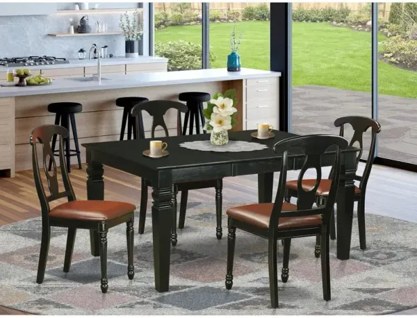 5 Pc Dining room set for 4-Dinette Table and 4 Kitchen Chairs