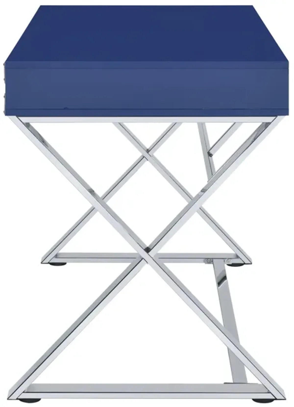 Estelle Desk in Glossy Blue