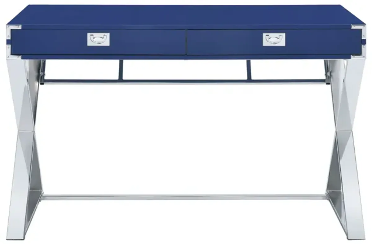 Estelle Desk in Glossy Blue