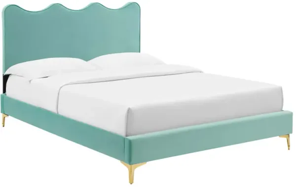 Modway - Current Performance Velvet King Platform Bed