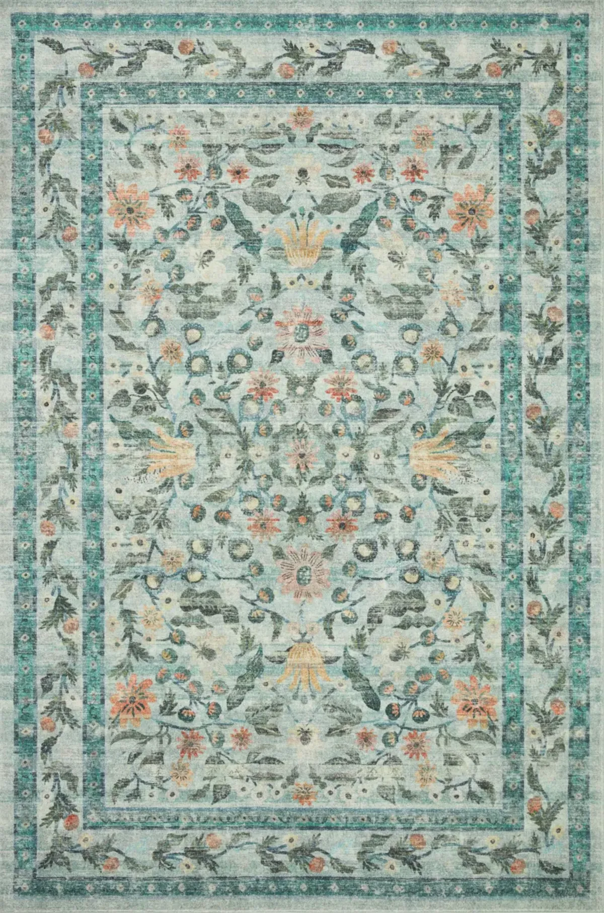 Courtyard COU03 Sage 5' x 7'6" Rug