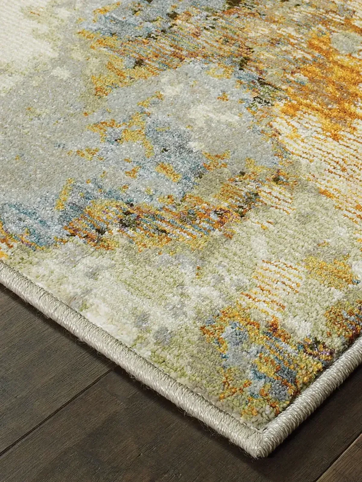 Evolution 2'3" x 8' Gold Rug