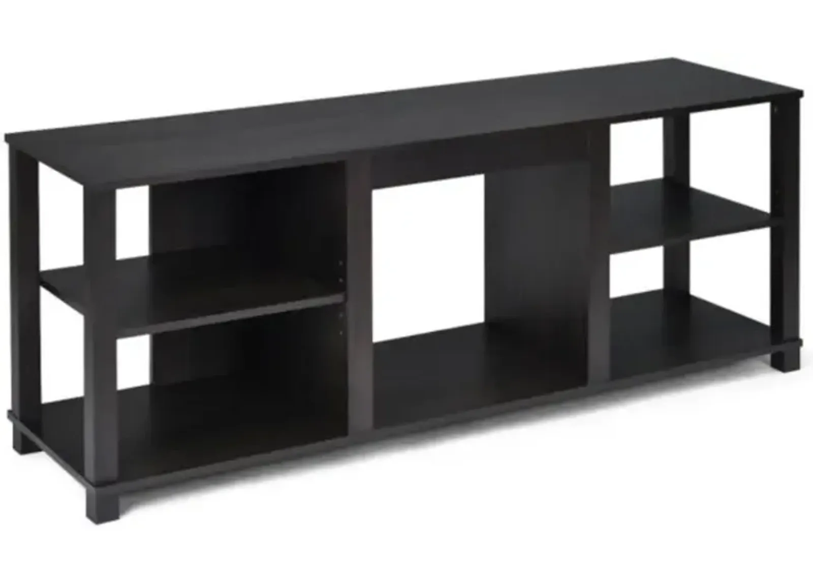 Hivvago 2-Tier TV Storage Cabinet Console with Adjustable Shelves