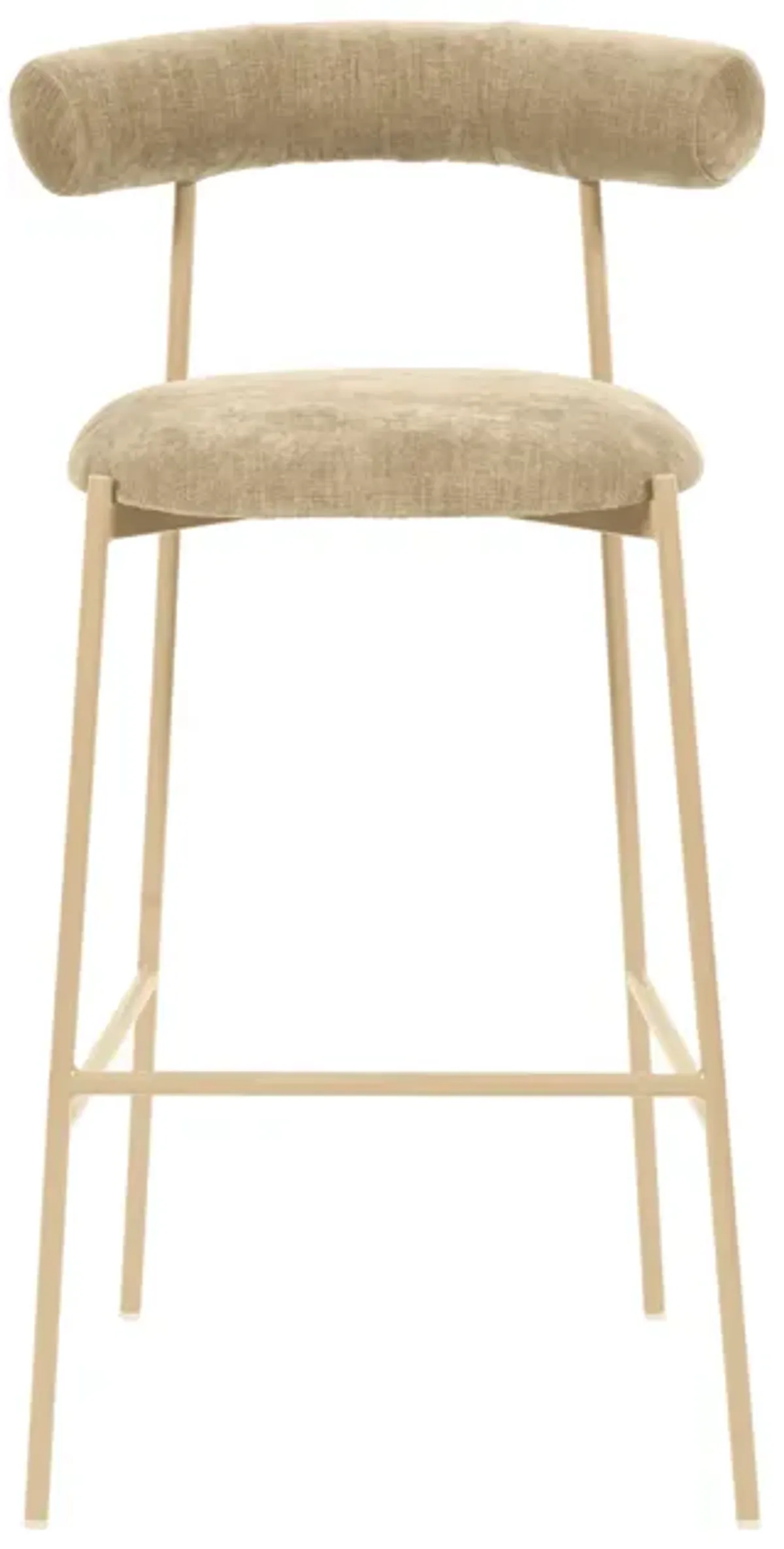 Liliana Mauve Velvet Bar Stool