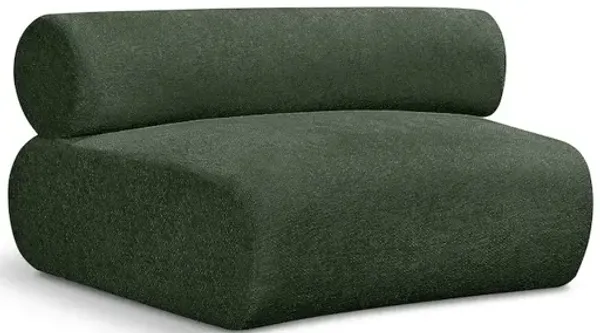 Meridian Furniture Bale Green Chenille Fabric Modular Chair
