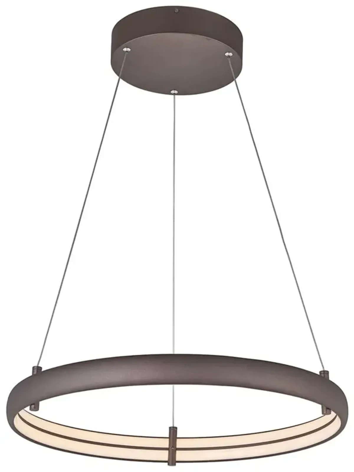 Abra Lighting Small Dual LED Band Ring Pendant
