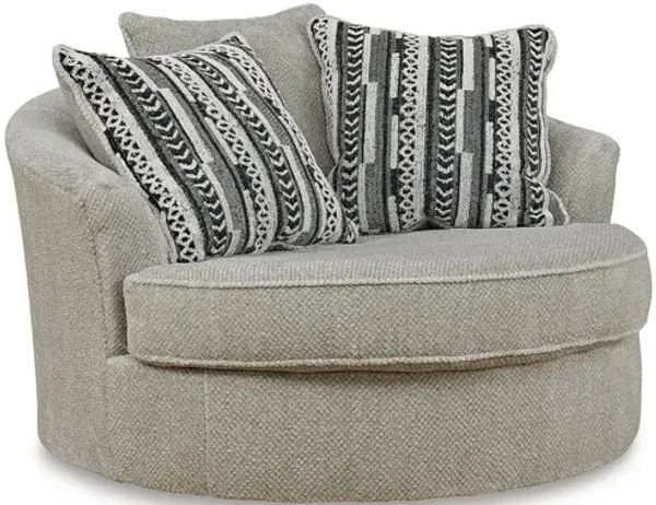 Calnita Oversized Swivel Accent Chair