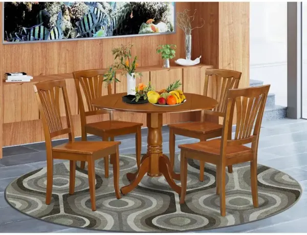 5 Pc Kitchen nook Dining set-breakfast nook Table and 4 Dining Chairs