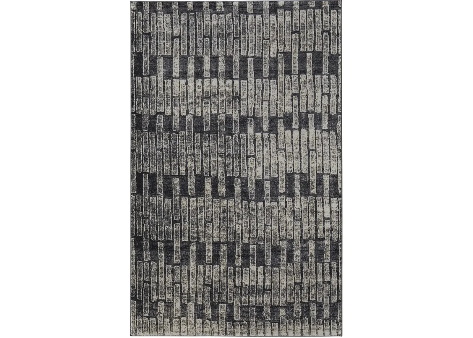 Kano 39LKF Gray/Black/Ivory 5'3" x 7'6" Rug