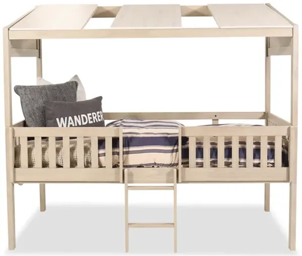 Wrenalyn Twin Loft Bed with Roof Panels