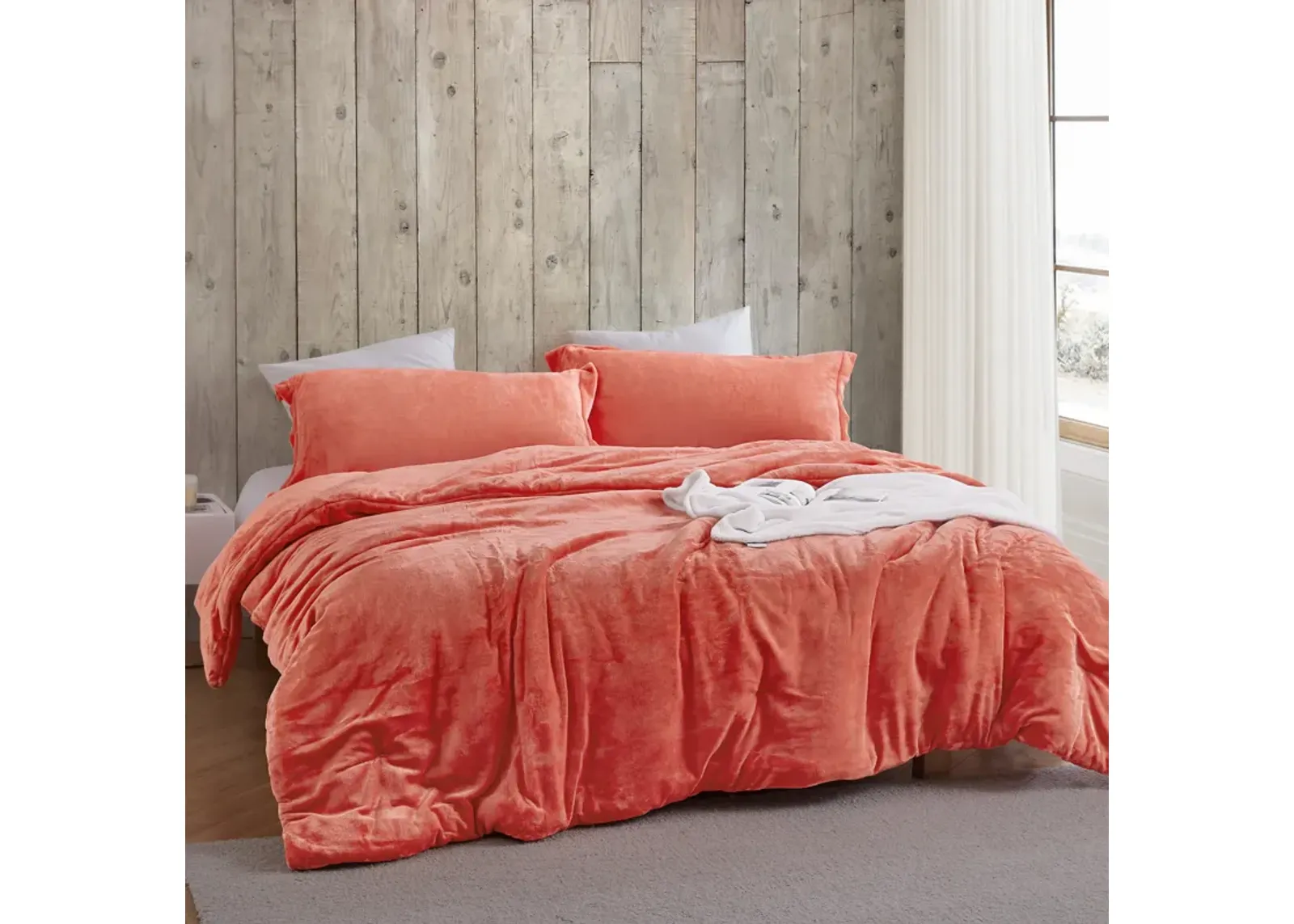 The Original Plush - Coma Inducer® Oversized Comforter Set - Living Coral.