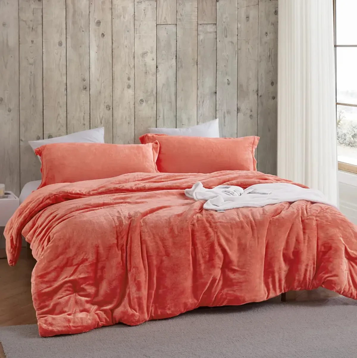 The Original Plush - Coma Inducer® Oversized Comforter Set - Living Coral.