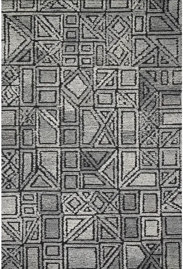 Artesia ART01 Charcoal/Grey 3'6" x 5'6" Rug