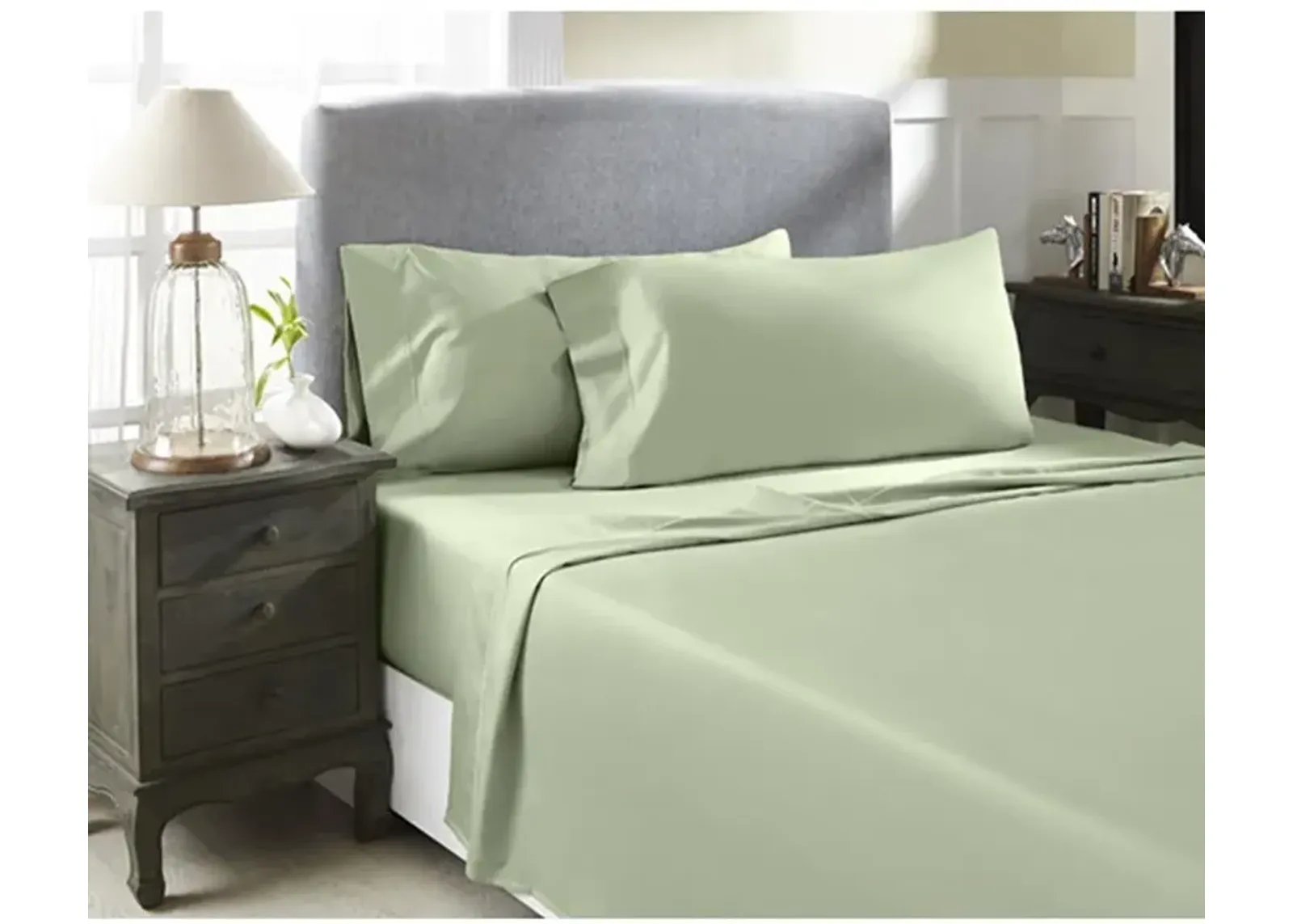 Perthshire Platinum Concepts 800 Thread Count Solid Sateen Sheet - 4 Piece Set