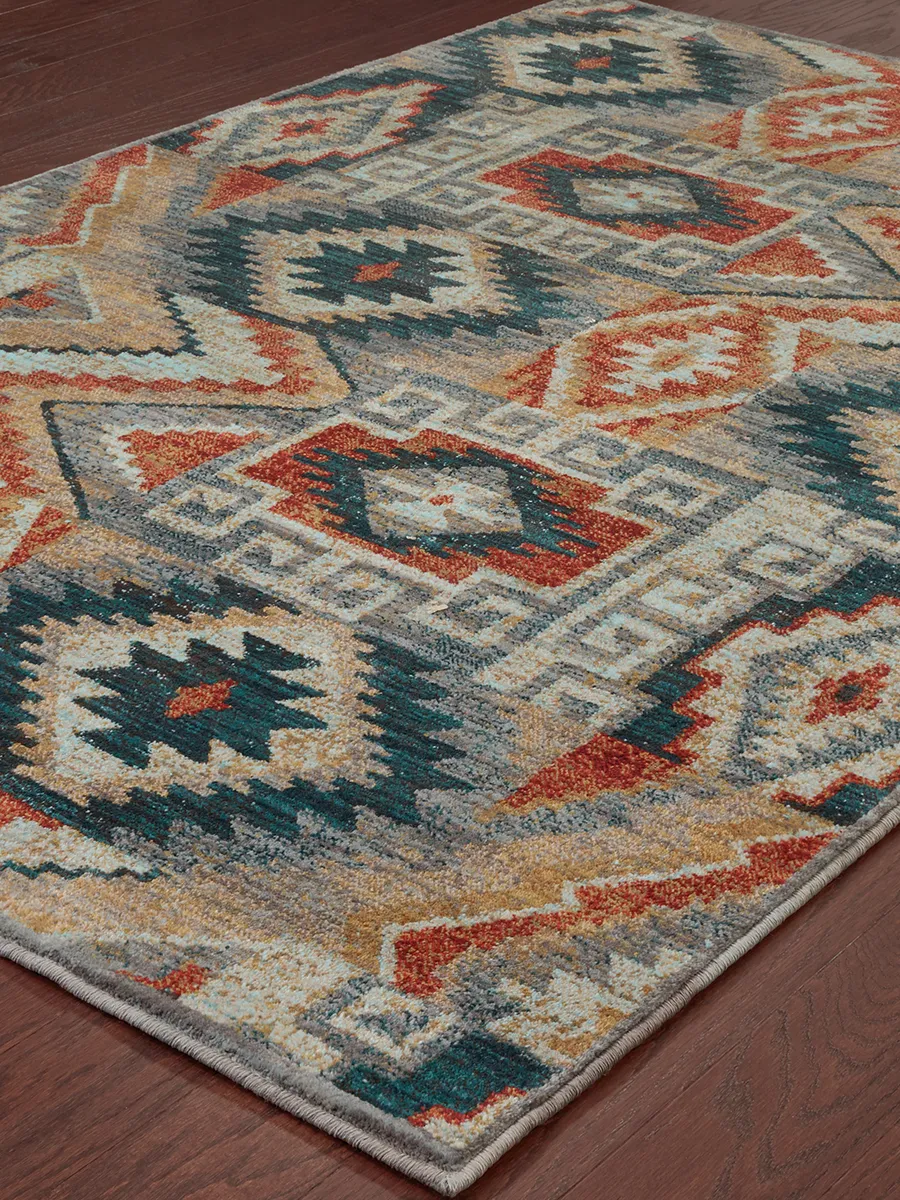 Sedona 1'10" x 3' Blue Rug