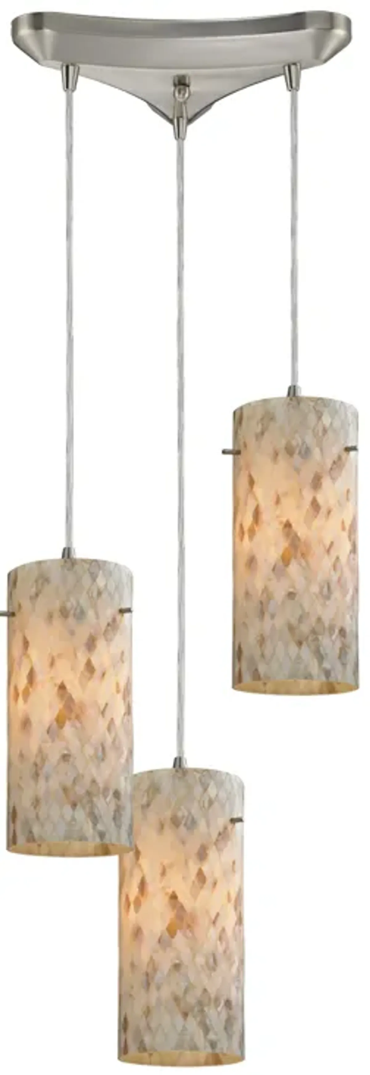 Capri 10" Wide 3-Light Mini Pendant