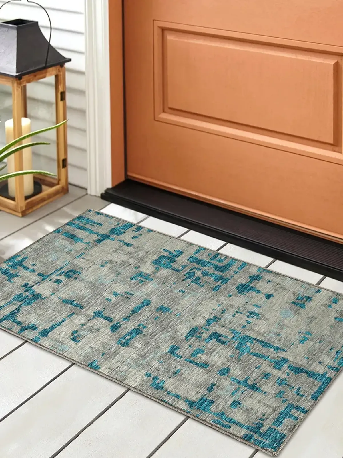 Brisbane BR5 Teal 20" x 30" Rug