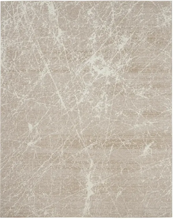 Exhale EXL02 Mocha/Ivory 7'10" x 9'10" Rug