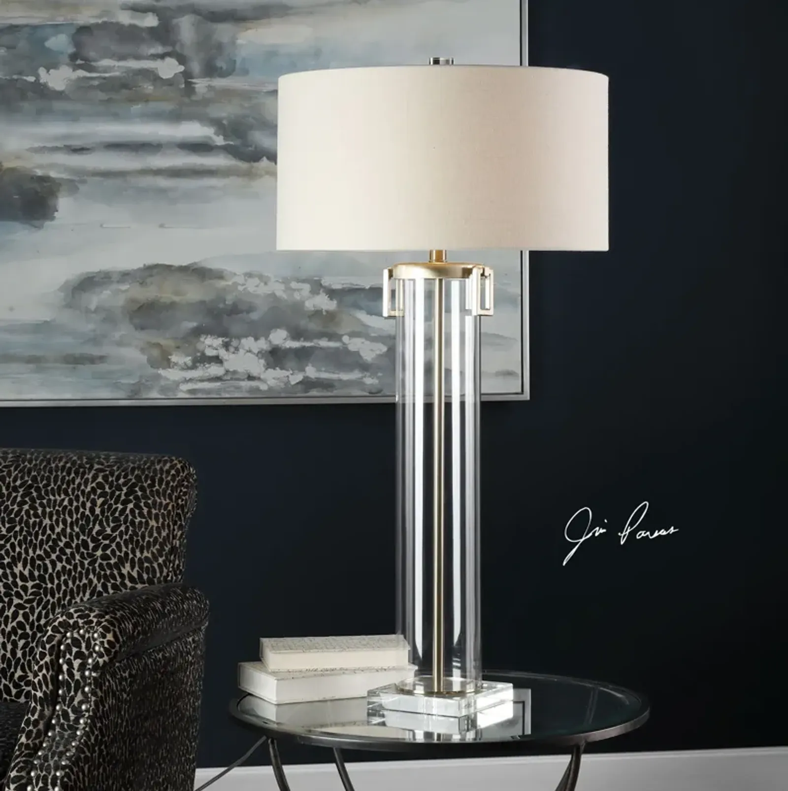 Uttermost Monette Tall Cylinder Lamp