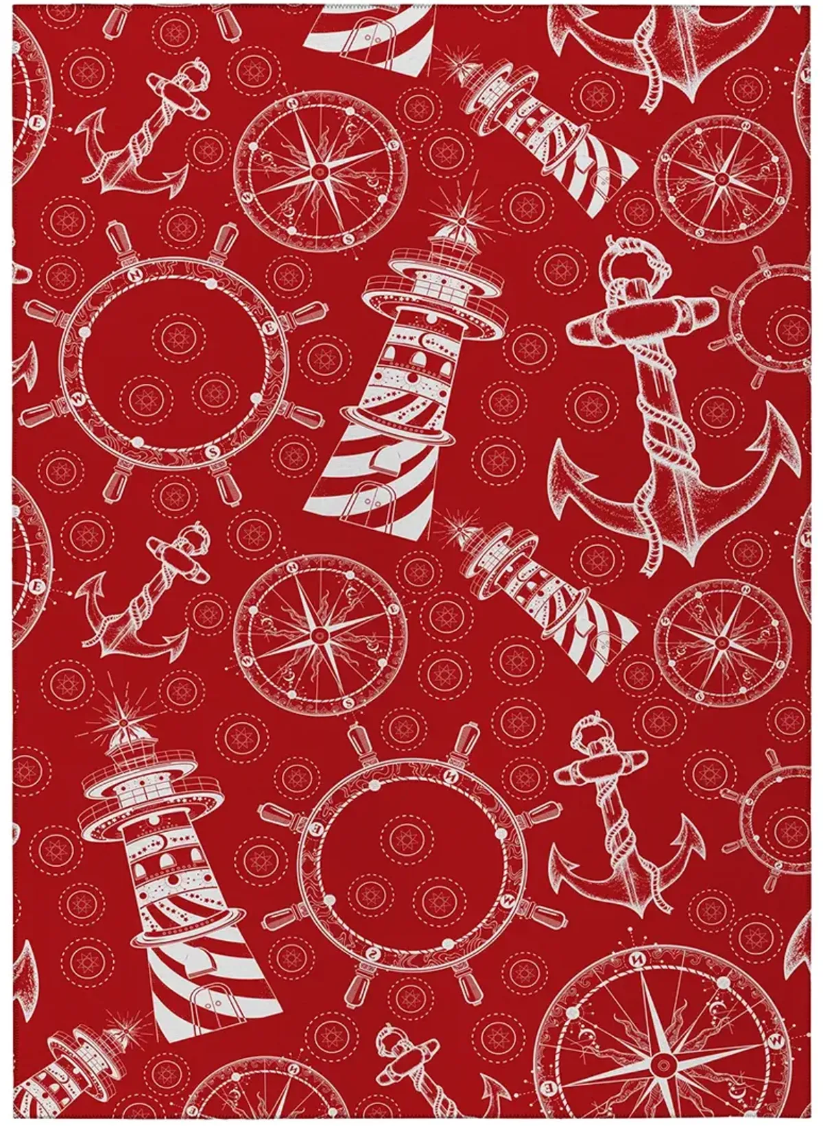 Harbor HA9 Red 30" x 46" Rug