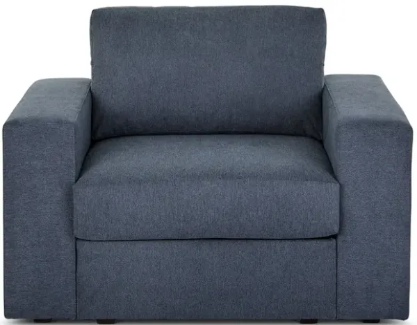 Flex Denim Chair with Wide Arm