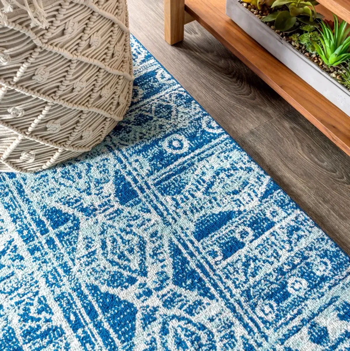 Modern Persian Boho Vintage Tribal Area Rug