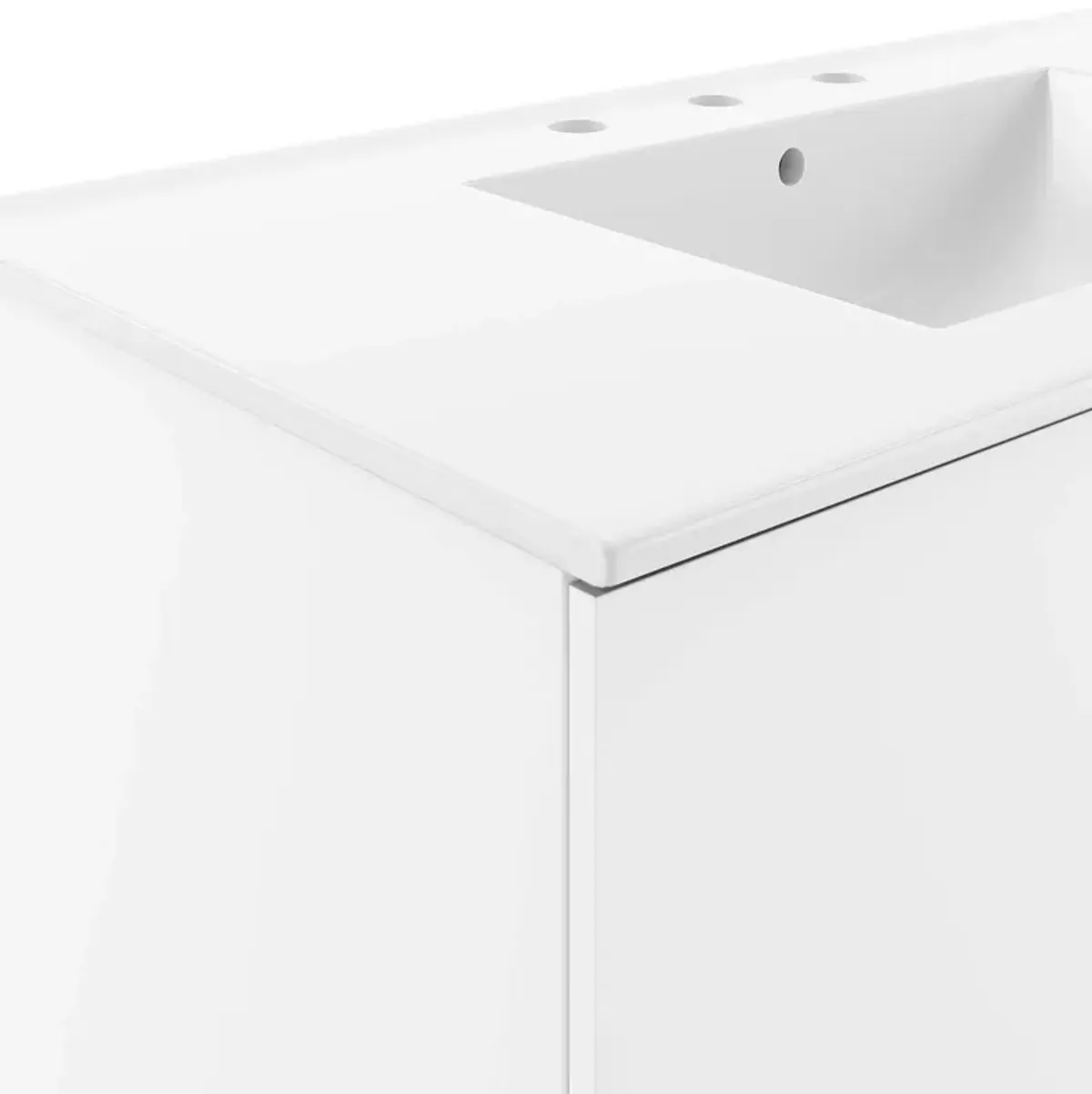 Modway Vitality 36" Bathroom Vanity, 36 Inch, White White