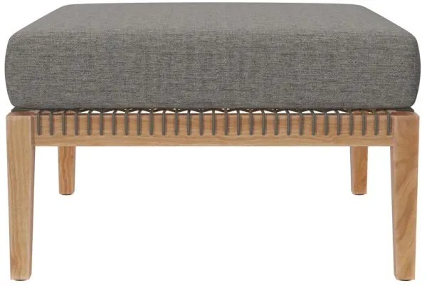 Clearwater Outdoor Patio Teak Wood Ottoman