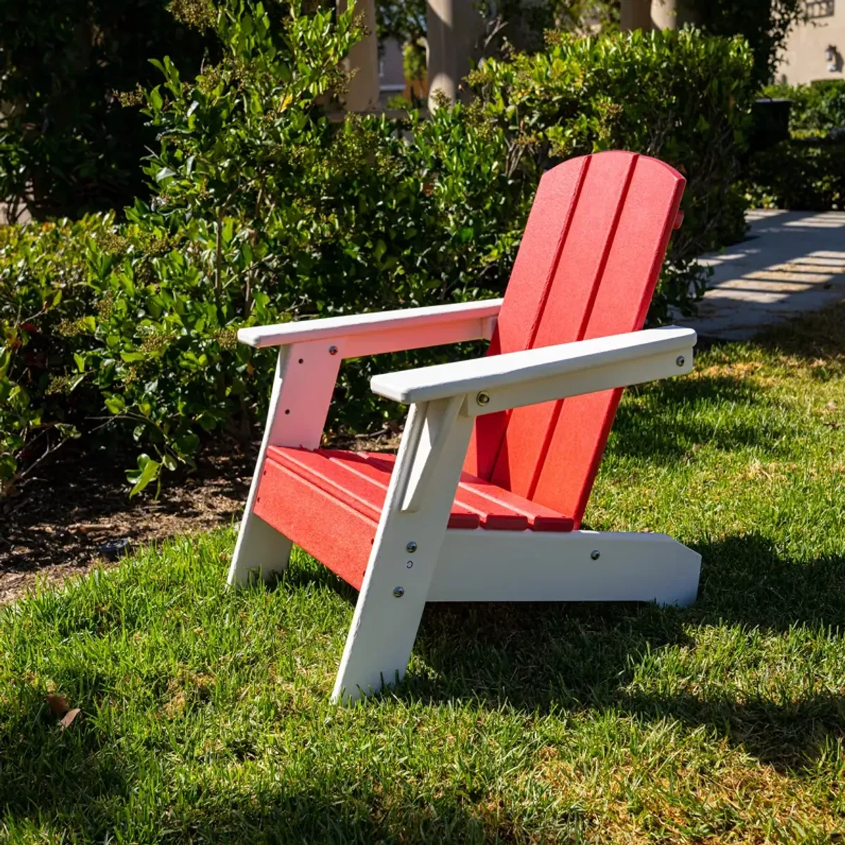 ResinTEAK Kid's Outdoor Adirondack Chair for Relaxing with Family and Playing Outside