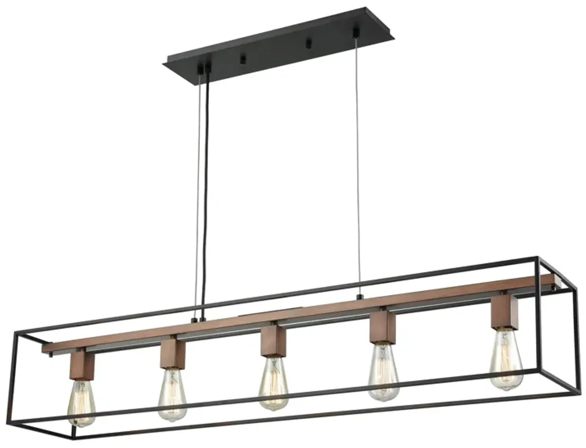 Rigby 48'' Wide 5-Light Linear Chandelier